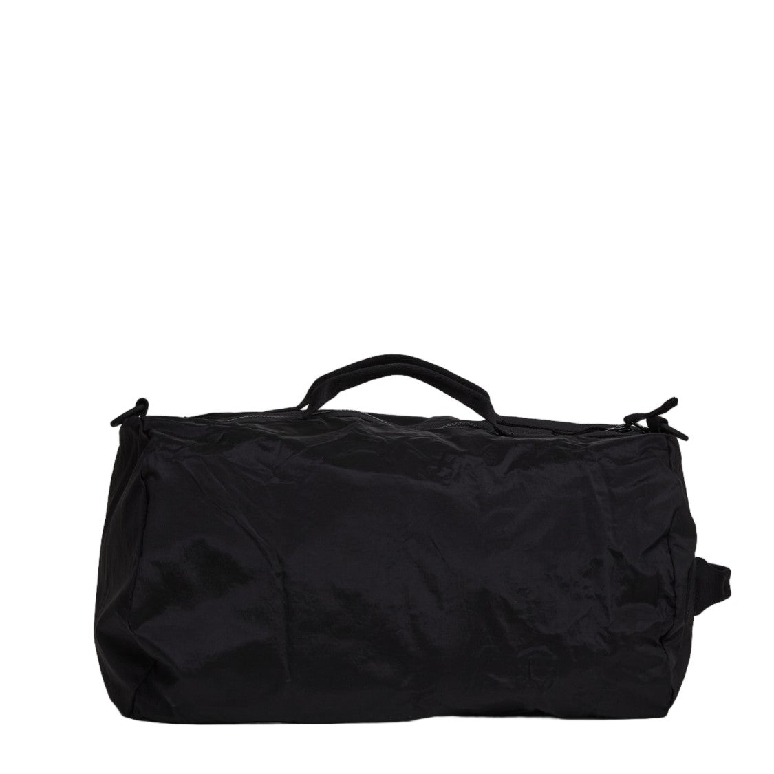 Stone Island Black Three-Compartment Logo Patch Shoulder Bag