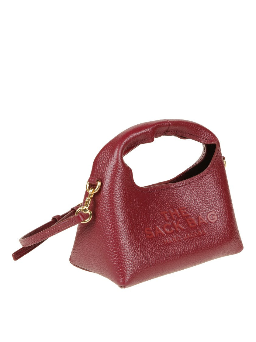 Marc Jacobs Structured Red Handbag With Design