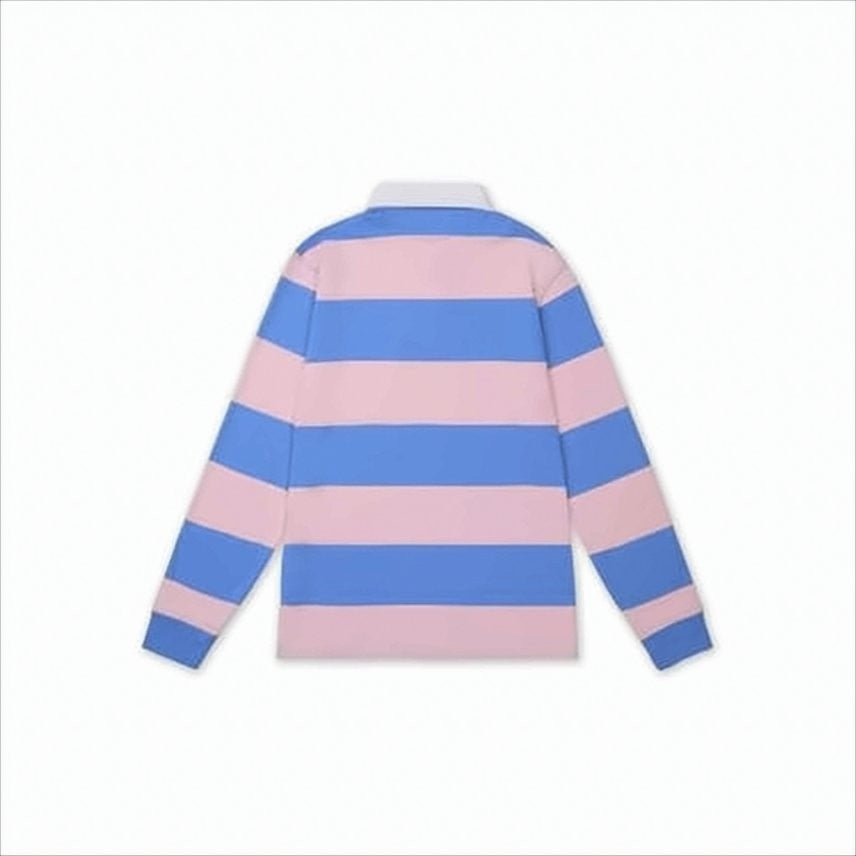Polo Ralph Lauren Rugby-Style Stripe Shirt With Classic White Collar