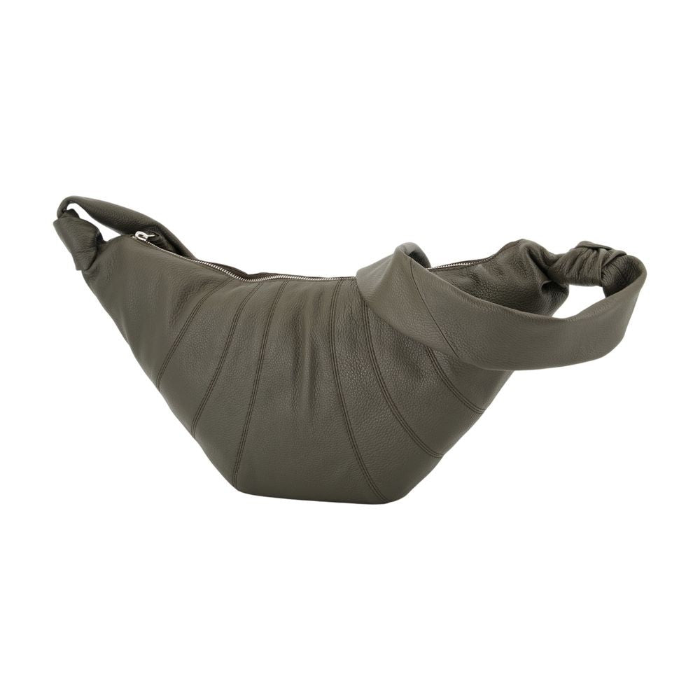 Lemaire Medium Croissant Crossbody - Leather - Green