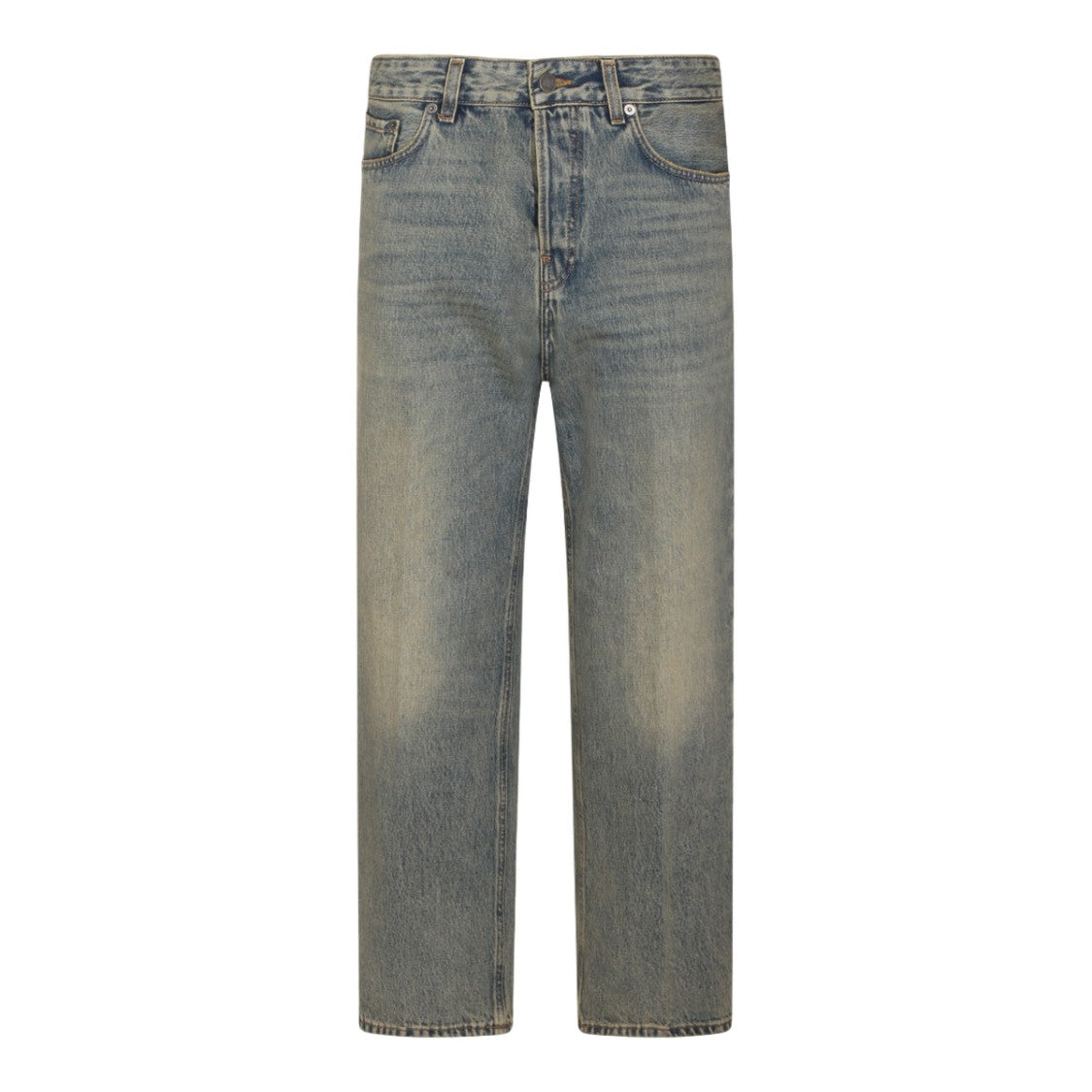 Haikure Straight-Leg Denim Jeans With Classic Five-Pocket Design