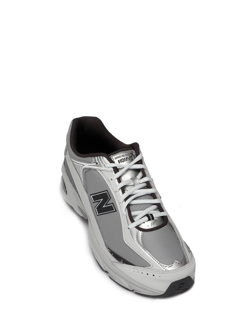 Comme Des Garçons X New Balance Synthetic Leather Sneakers With Rubber Sole