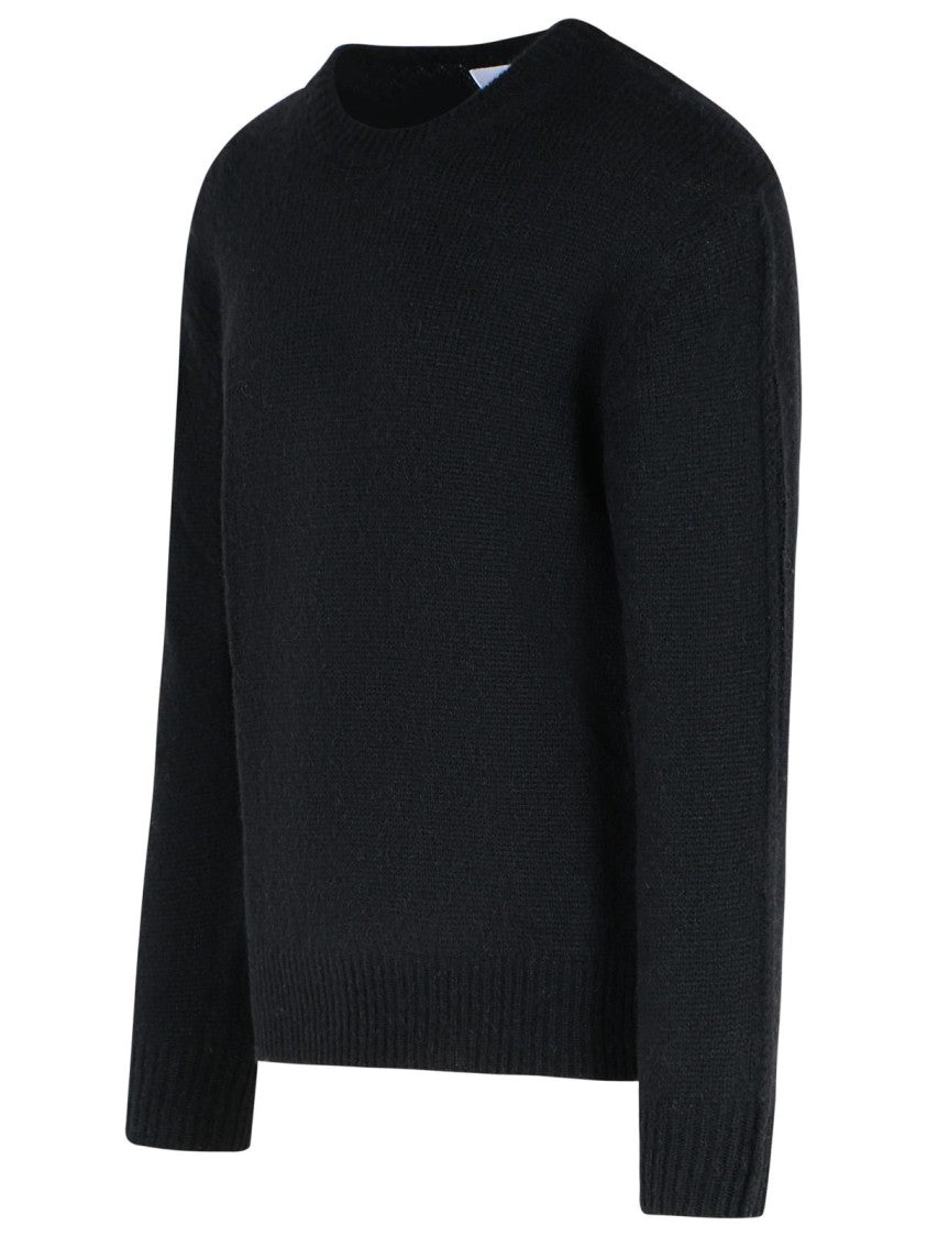 Seven Gauge Black Alpaca Blend Sweater