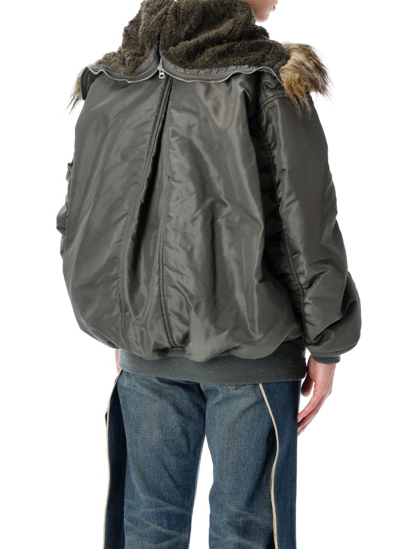 Junya Watanabe Oversized Technical Nylon Short Parka