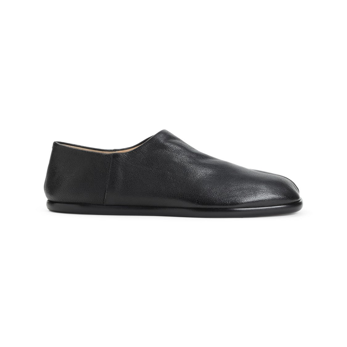 Maison Margiela Black Leather Tabi Babouche Loafers