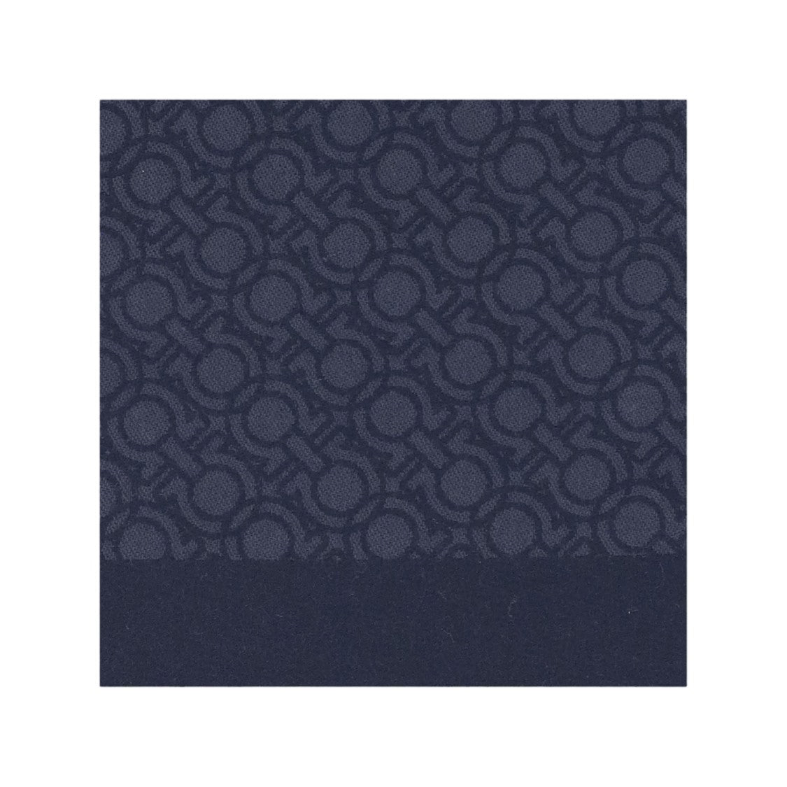 Salvatore Ferragamo Finely Woven Geometric Wool Scarf With Fringed Edges