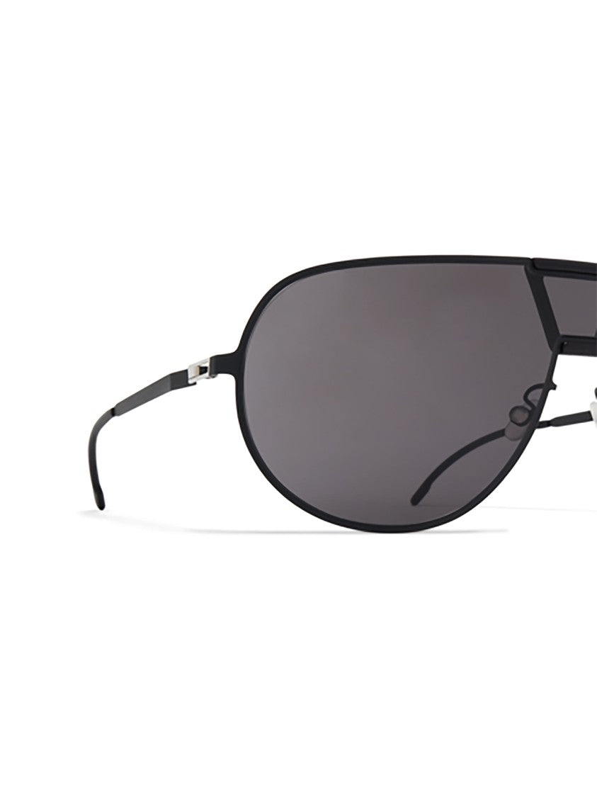 Mykita Aviator Sunglasses With Black Aluminum Frame