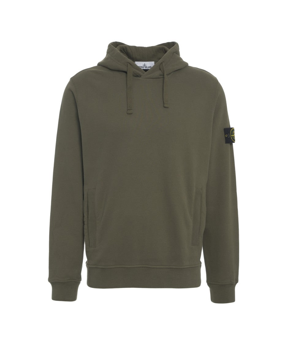 Stone Island Hooded Sweatshirt With Logo