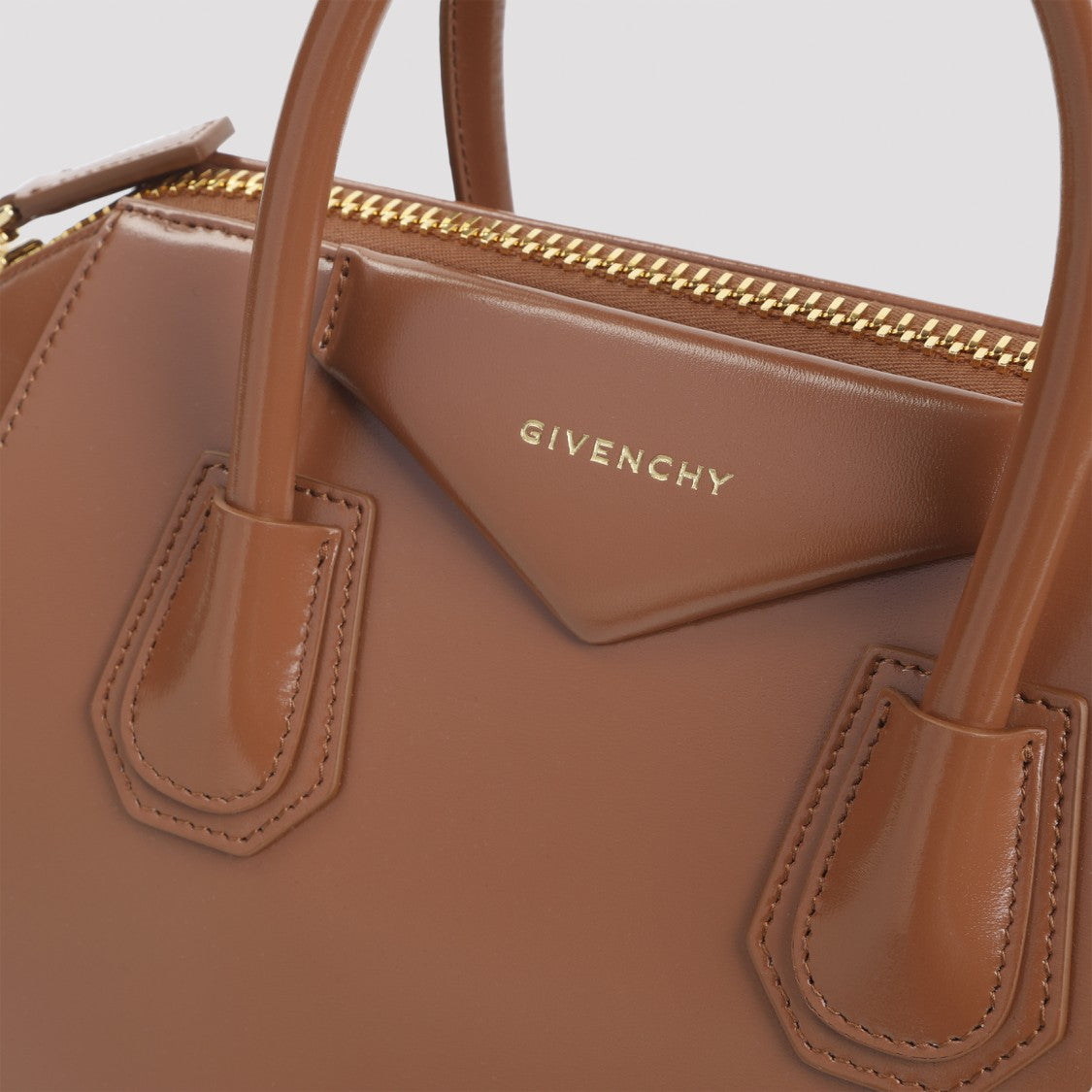 Givenchy Antigona Small Brown Calf Leather Handbag