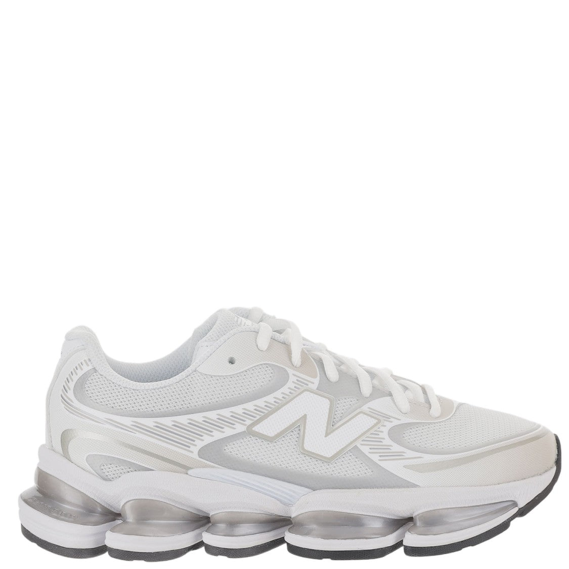 New Balance White Abzorb 2000 Mesh Stability Sneakers