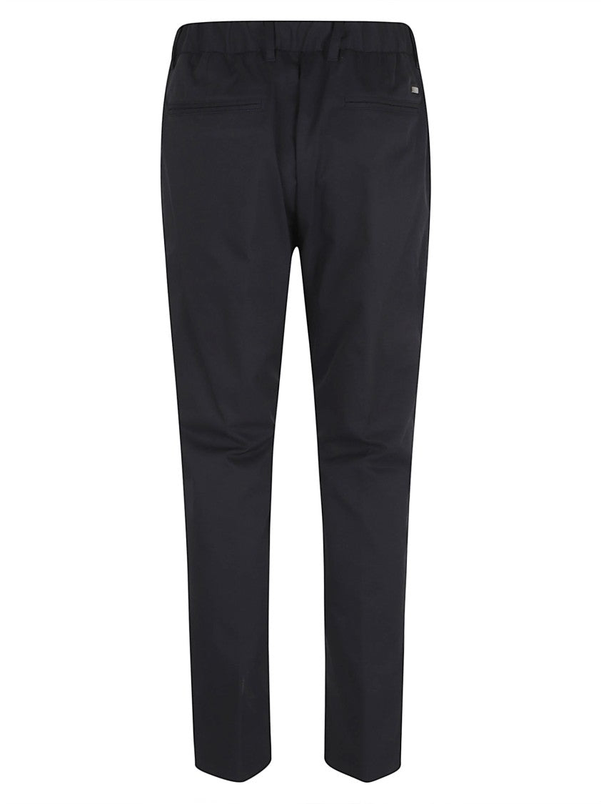 Herno Relaxed Fit Blue Trousers