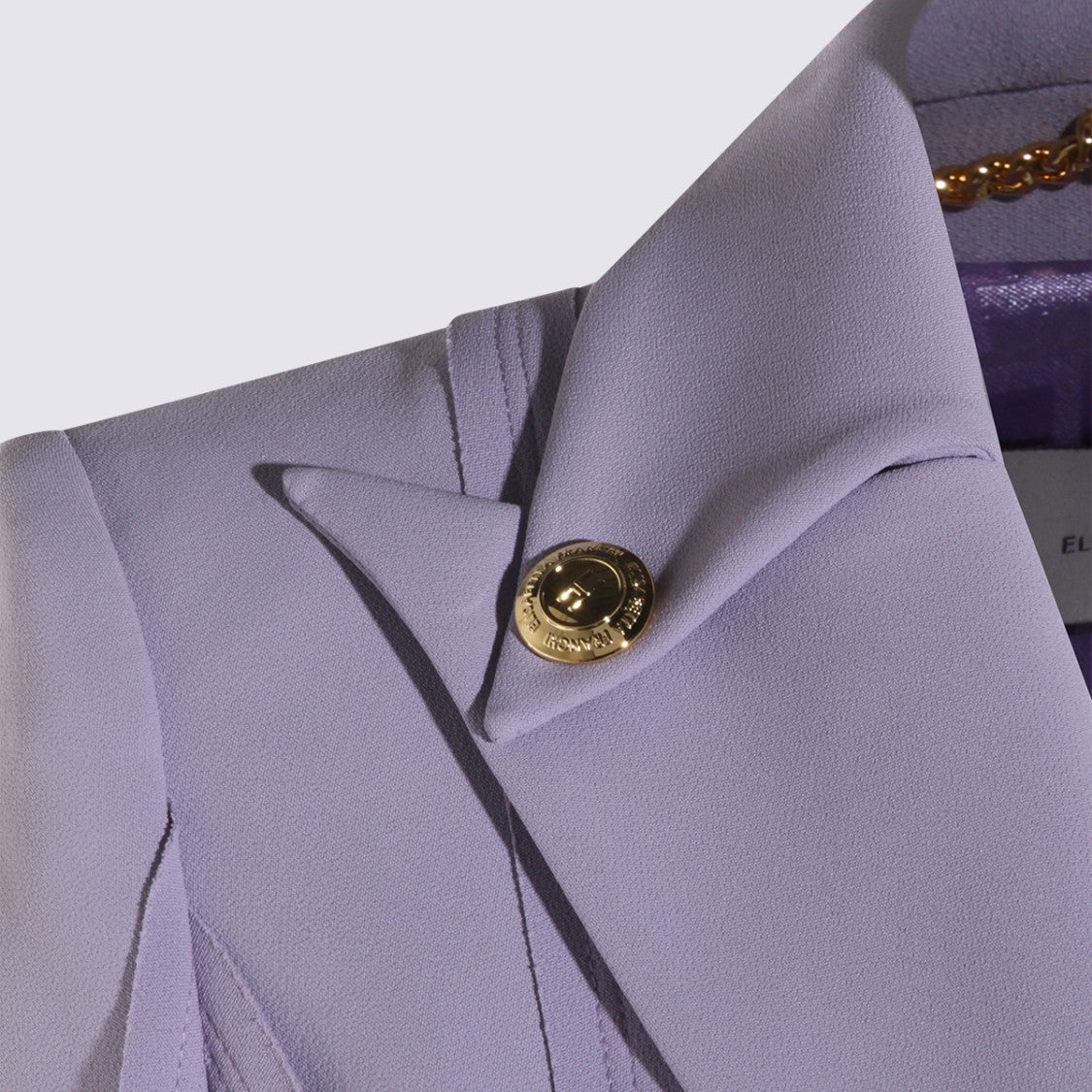 Elisabetta Franchi Tailored Lilac Jacket
