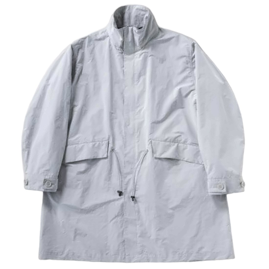 Kaptain Sunshine Long Lightweight Jacket With High Collar And Flap Pockets