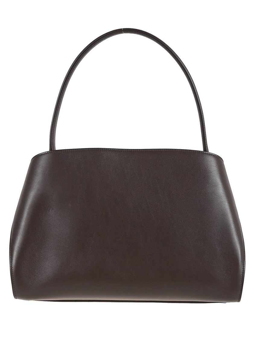 Ferragamo Soft-Structured Shoulder Bag With Palladium Buckle Details