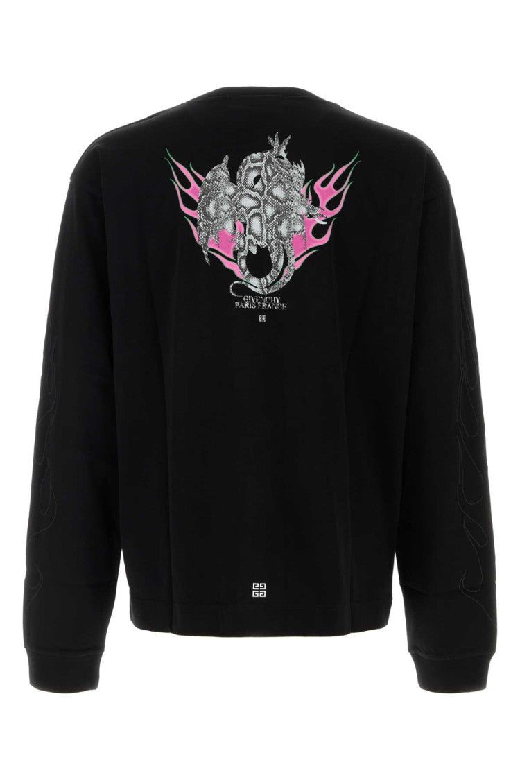 Givenchy Black Cotton T-Shirt