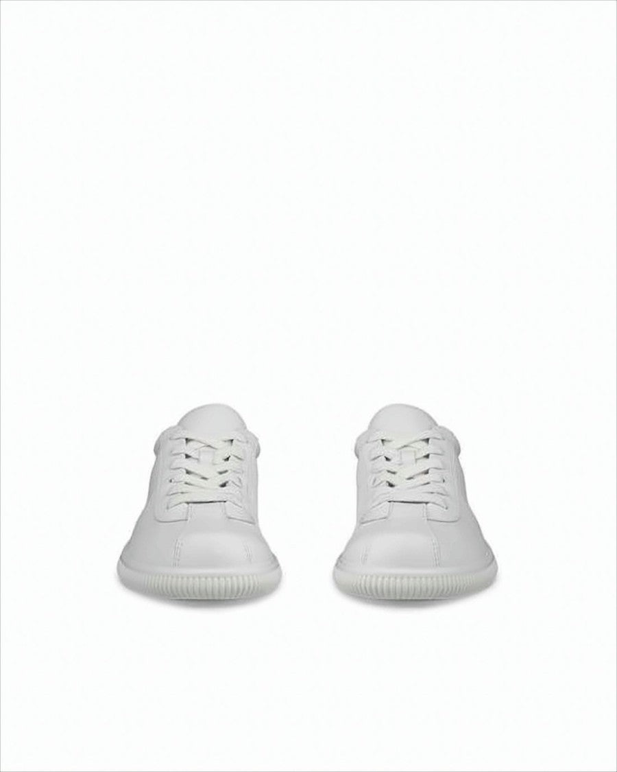 Ecco Low-Top White Sneakers With Smooth Leather