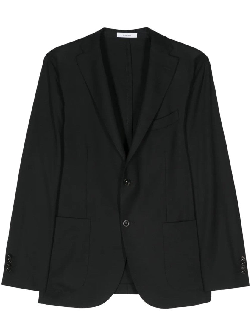Boglioli Structured Wool Two-Button Blazer