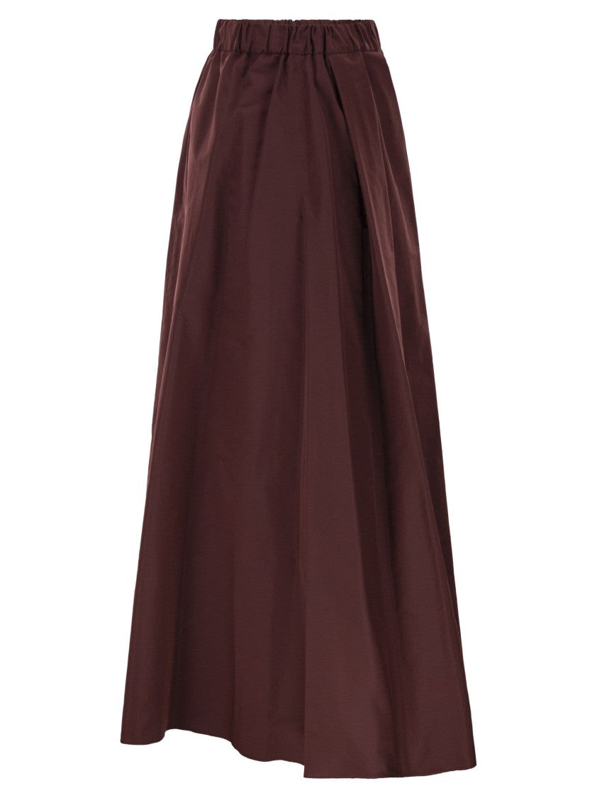 Max Mara Wkdcurvato - Long Taffeta Skirt