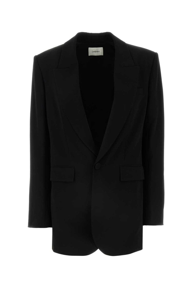 Saint Laurent Black Creme Blazer