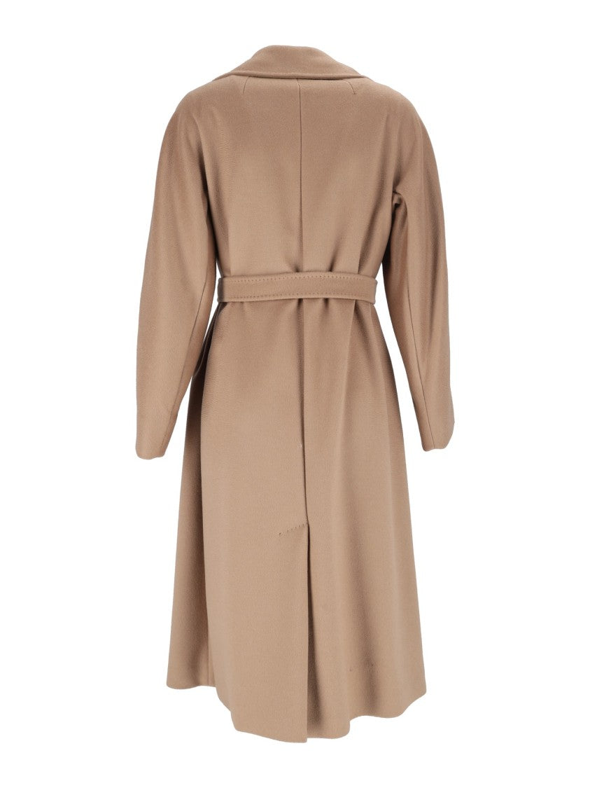 Max Mara Camel Resina Belted Wrap Coat