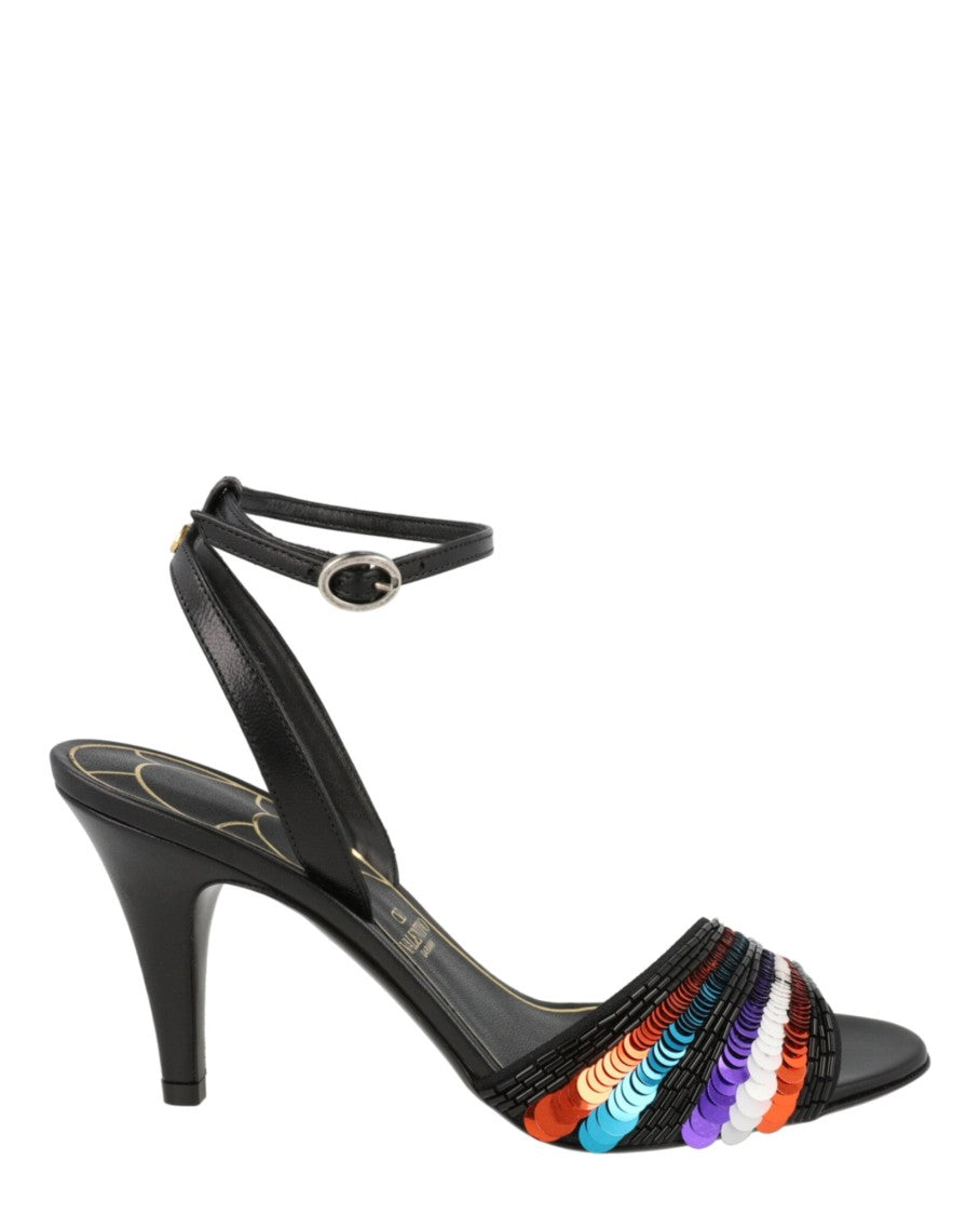 Valentino Ladycrush Sequin Sandals