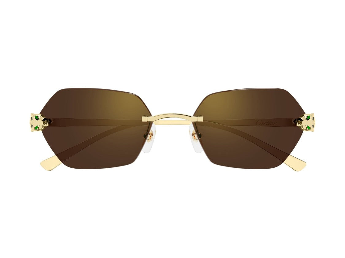 Cartier Ct0636s Rimless Oversized Sunglasses
