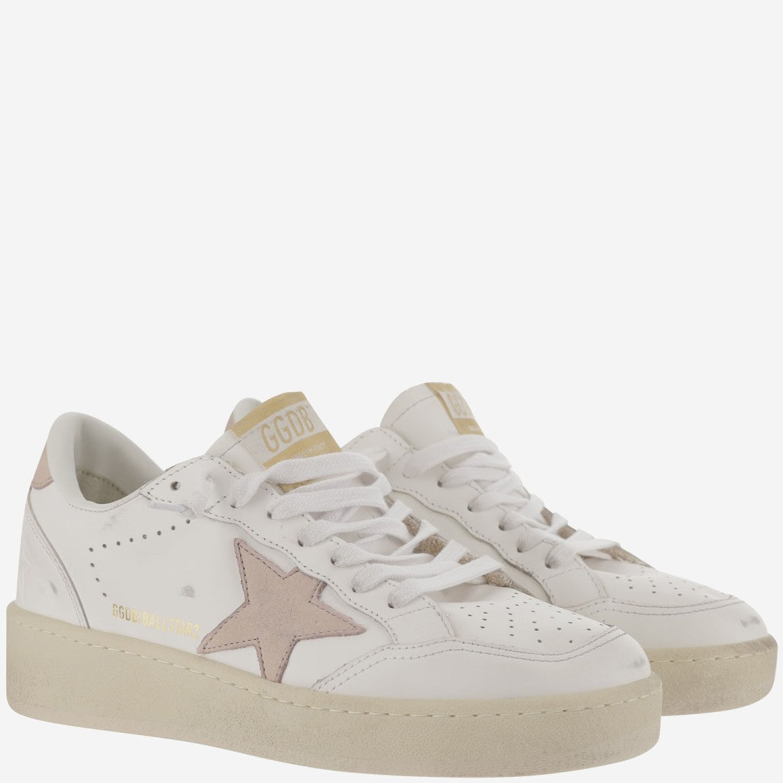 Golden Goose Ball Star Leather Sneakers