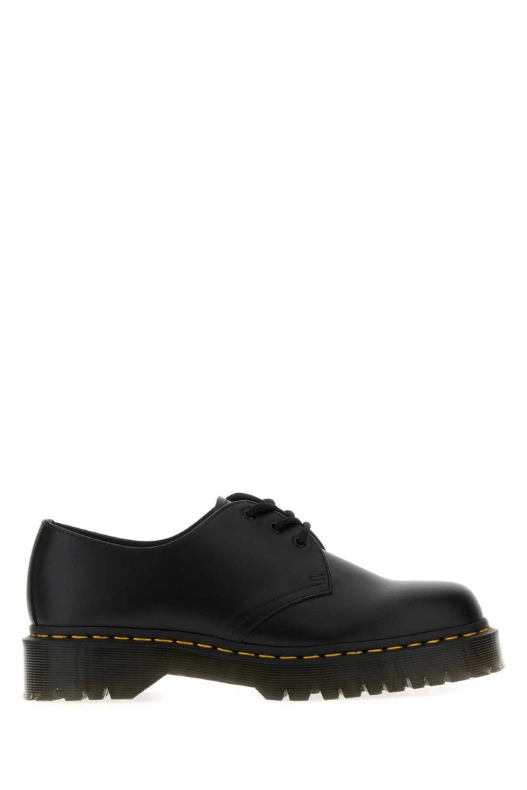 Dr. Martens Black Leather Oxford 1461 Lace-Up Shoes