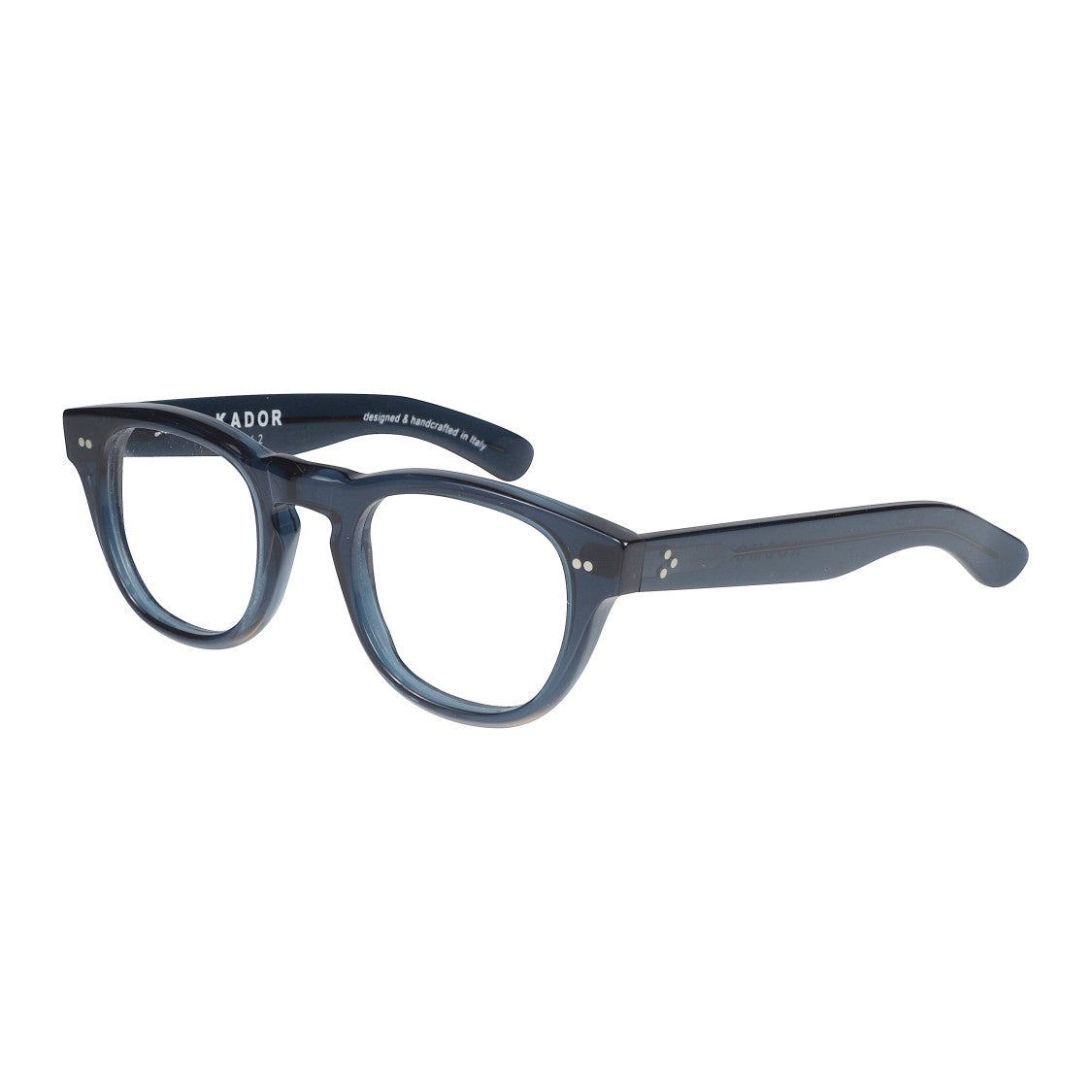 Kador Kosmo/N Translucent Dark Blue Rectangular Frame Eyeglasses