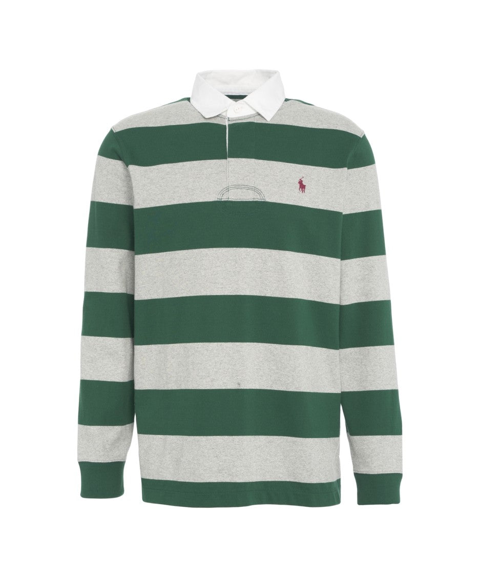 Polo Ralph Lauren Horizontal Stripe Polo With Classic Collar