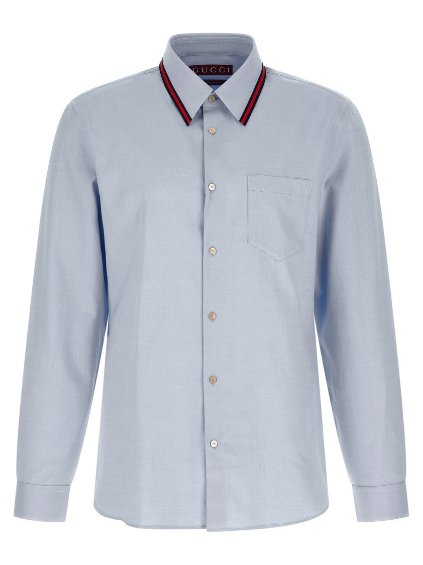 Gucci 'Web' Collar Shirt