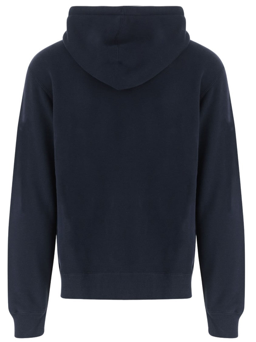 J. W. Anderson Navy Blue Cotton Zip-Up Hoodie