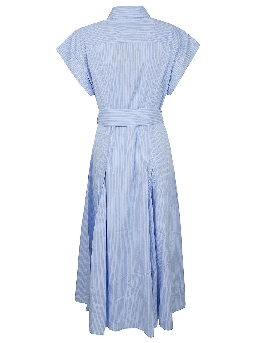 Polo Ralph Lauren Midi Dress With Classic Shirt Collar