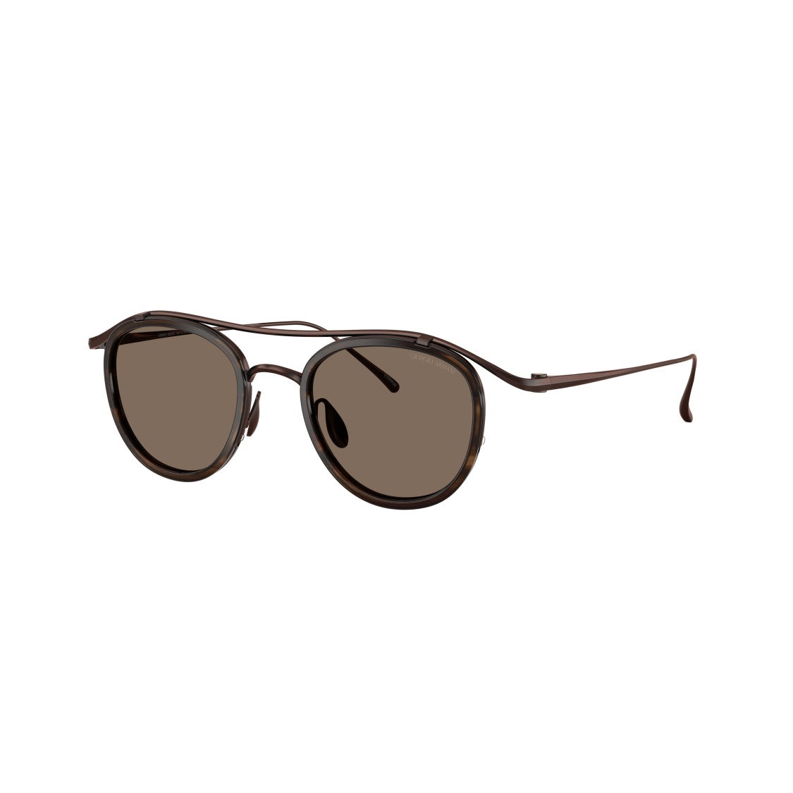 Giorgio Armani 0Ar6179t Titanium Frame Sunglasses With Double Bridge
