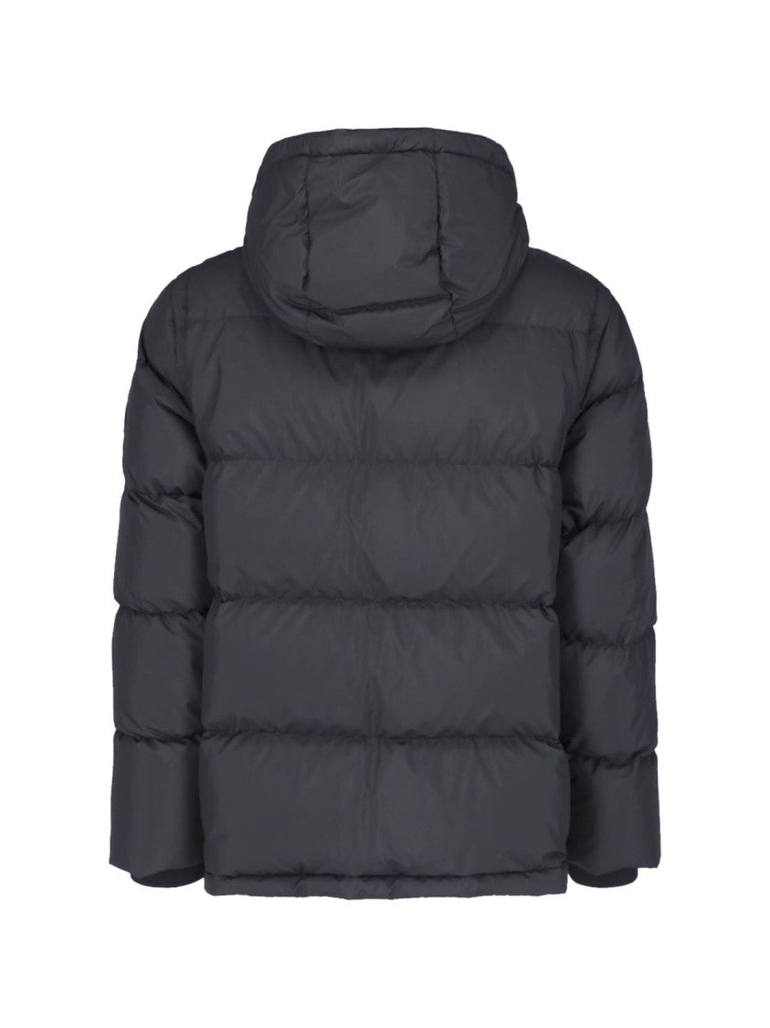 Burberry Black Bideford Hooded Down Jacket