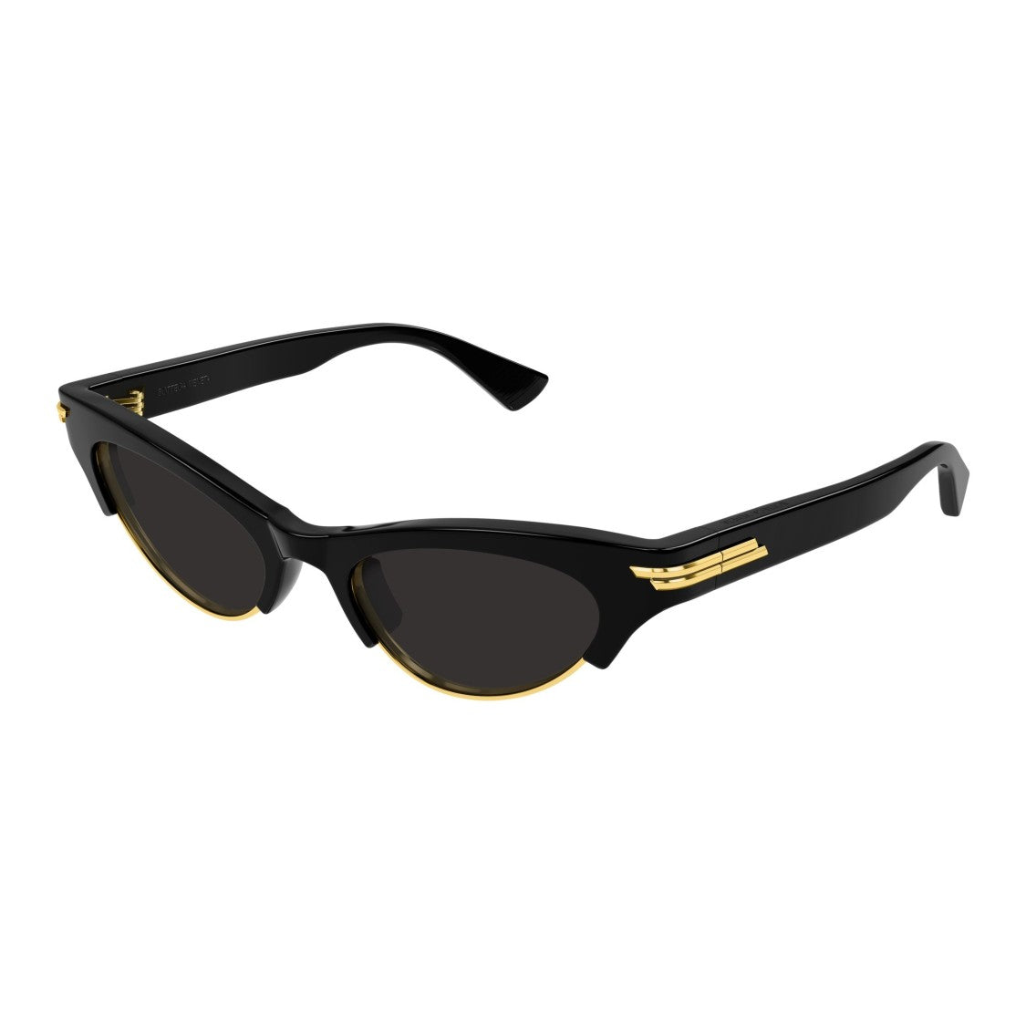 Bottega Veneta Cat-Eye Sunglasses With Bold Black Acetate Frame