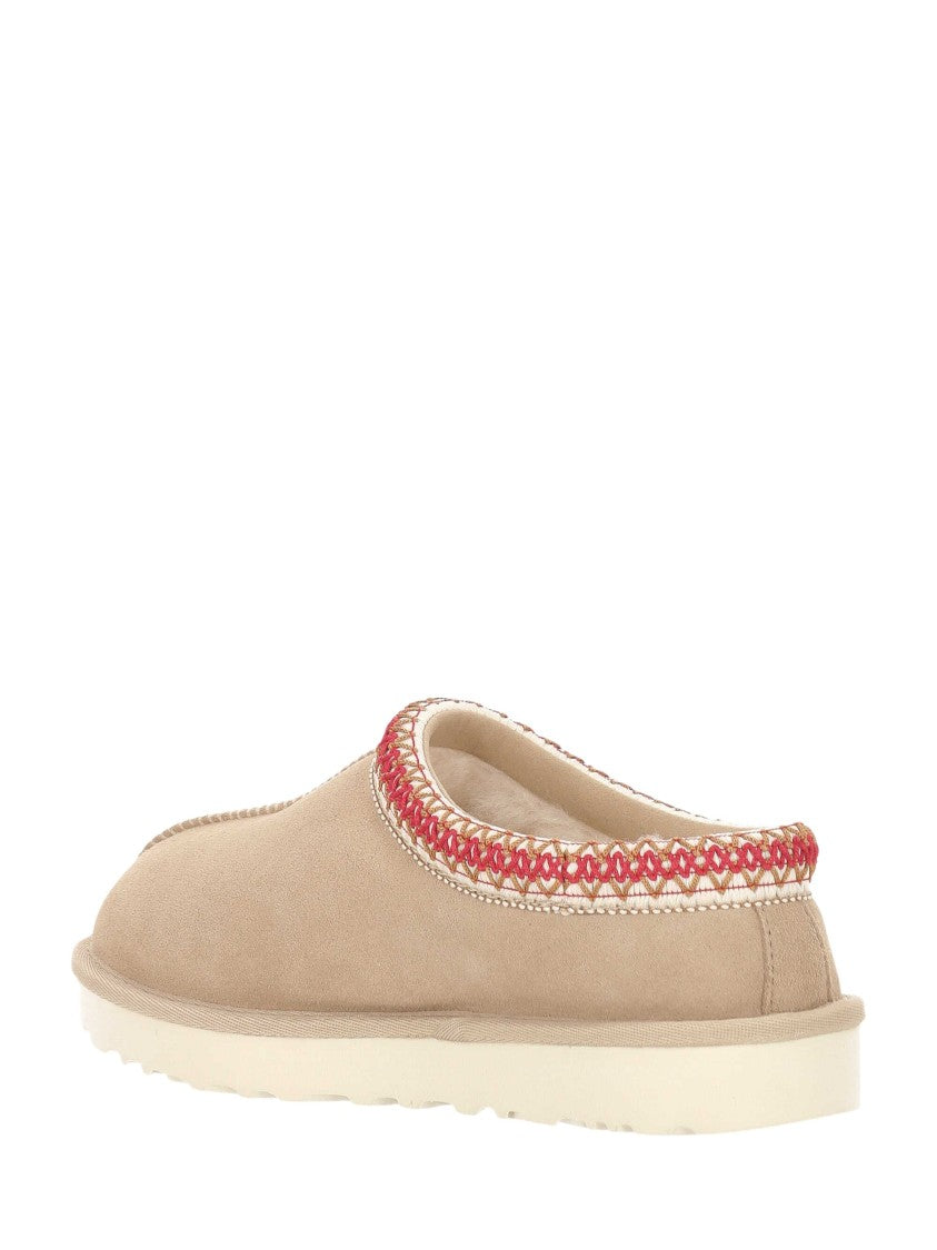 Ugg Brown Decorative Woven Suede Slipper