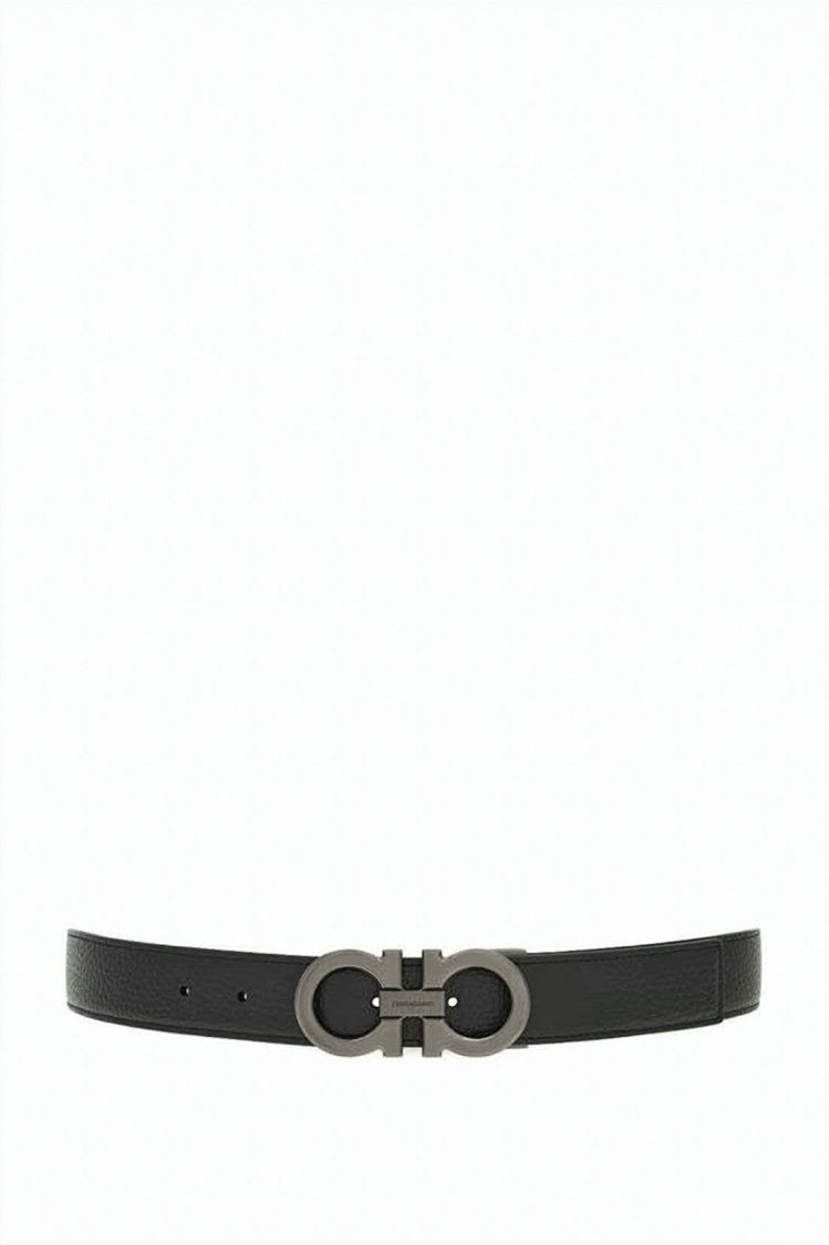 Salvatore Ferragamo Reversible Calf Leather Belt