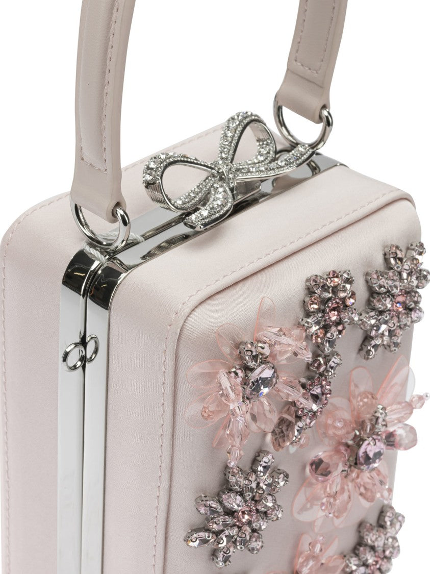 Self-Portrait Satin Mini Handbag