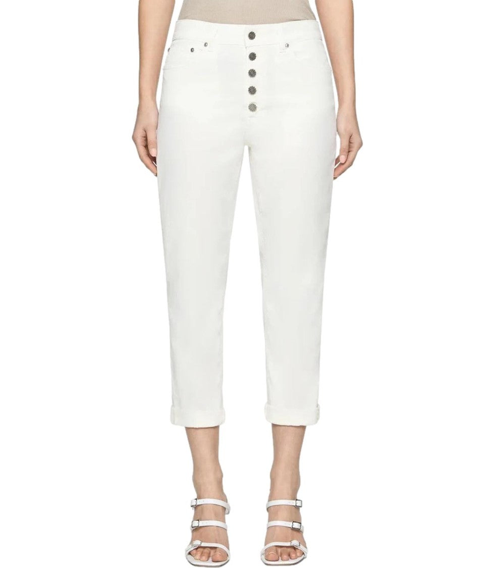 Dondup White Koons Bot Gioie Pants