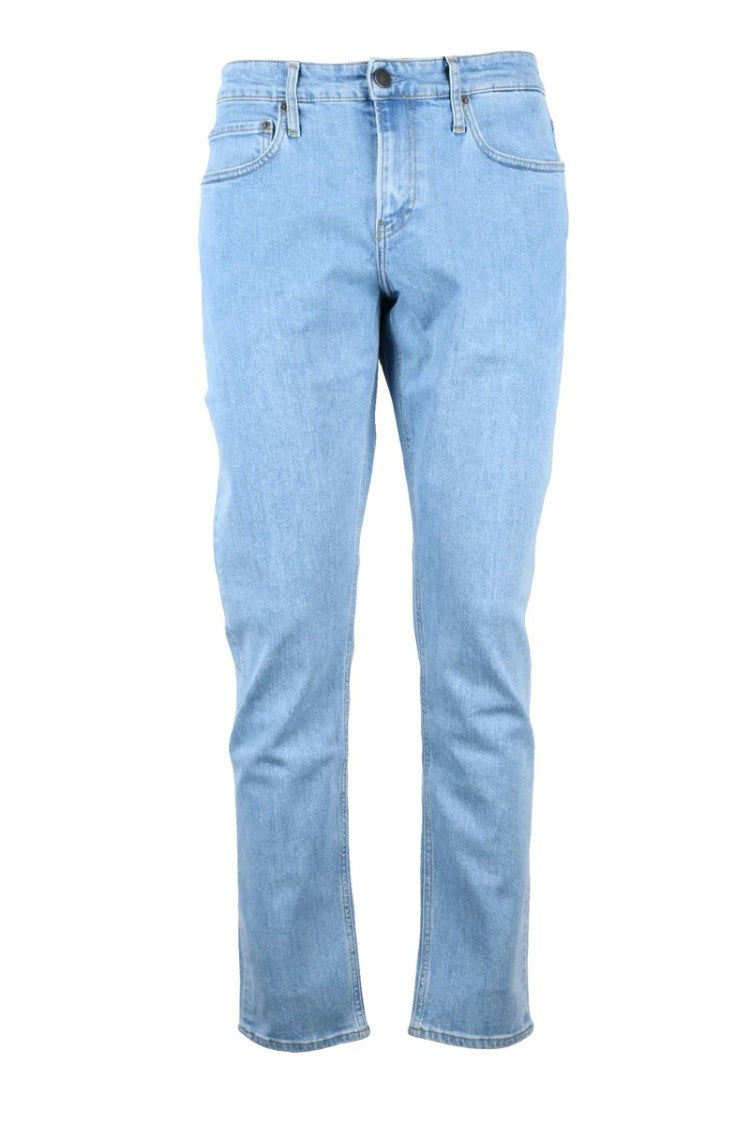 Calvin Klein Light Blue Tapered Stretch Jeans