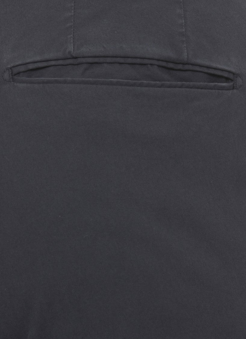 Incotex Blue Royal Batavia Cotton Formal Pants