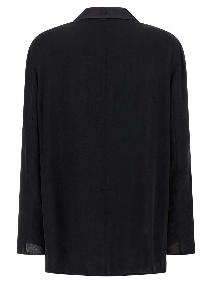 Alberta Ferretti Georgette Blazer