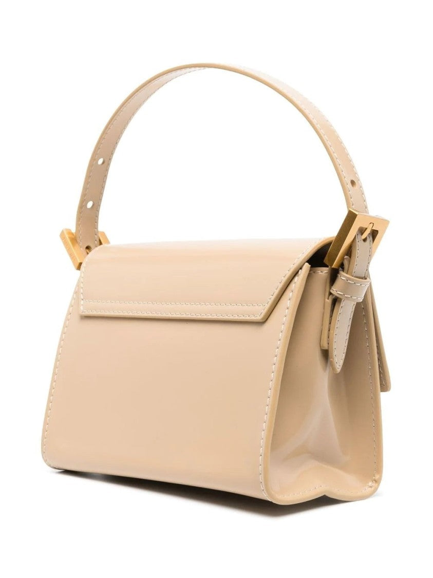 By Far Fran Kraft Leather Handbag