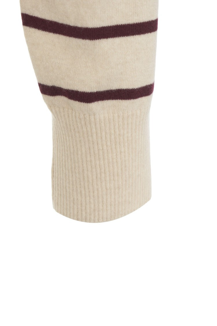 8Pm Timeless Striped Oversized Knit Pullover 'Anne'