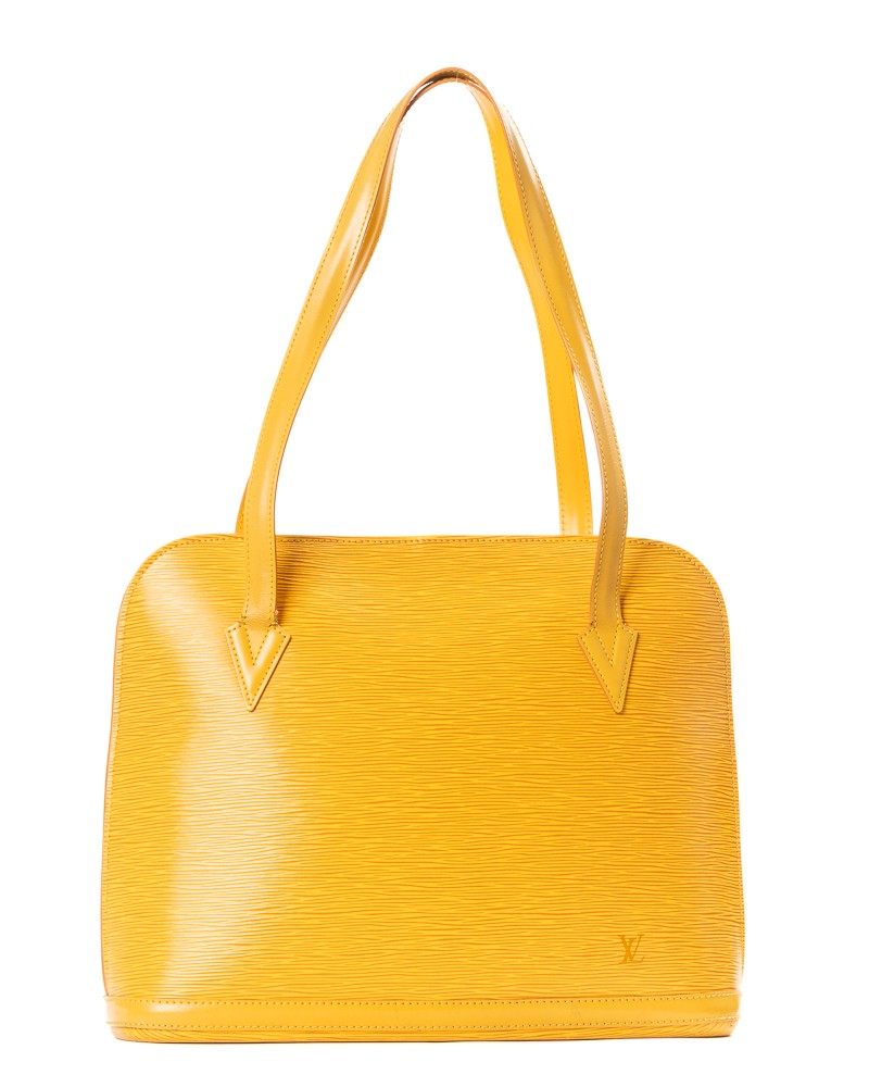 Louis Vuitton Lussac Gm Epi In Yellow