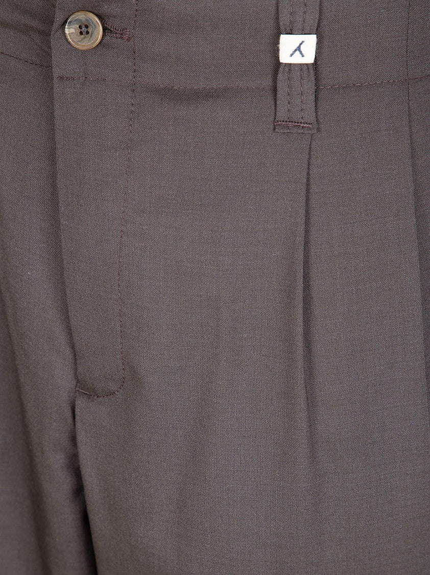 Myths Straight-Leg Trousers With Subtle Sheen And Tailored Finish