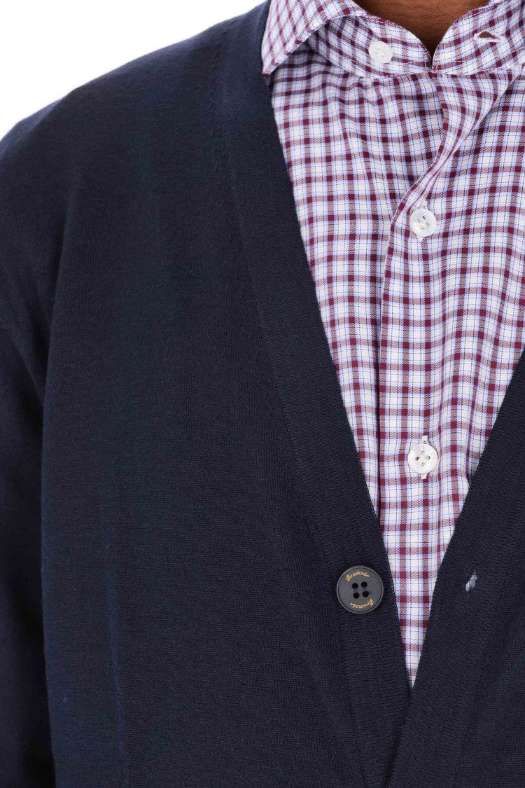 Drumohr Extrafine Super 140’S Wool Cardigan
