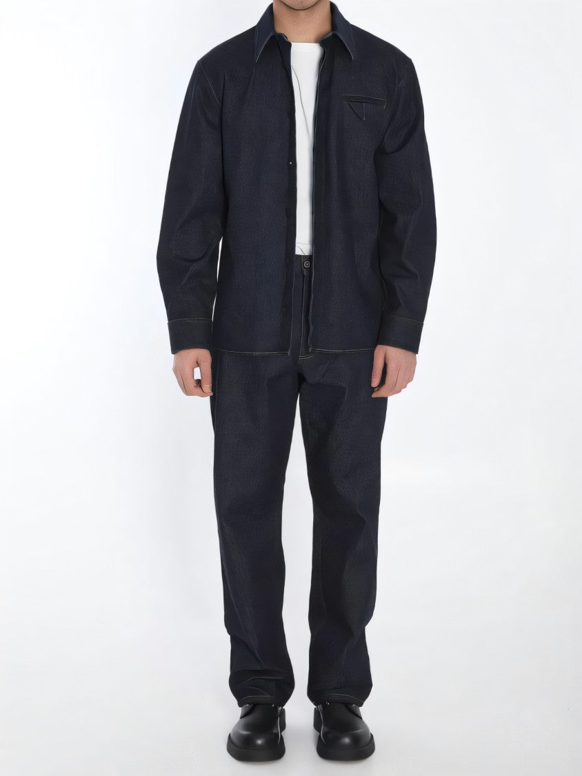 Bottega Veneta Black Long-Sleeve Shirt