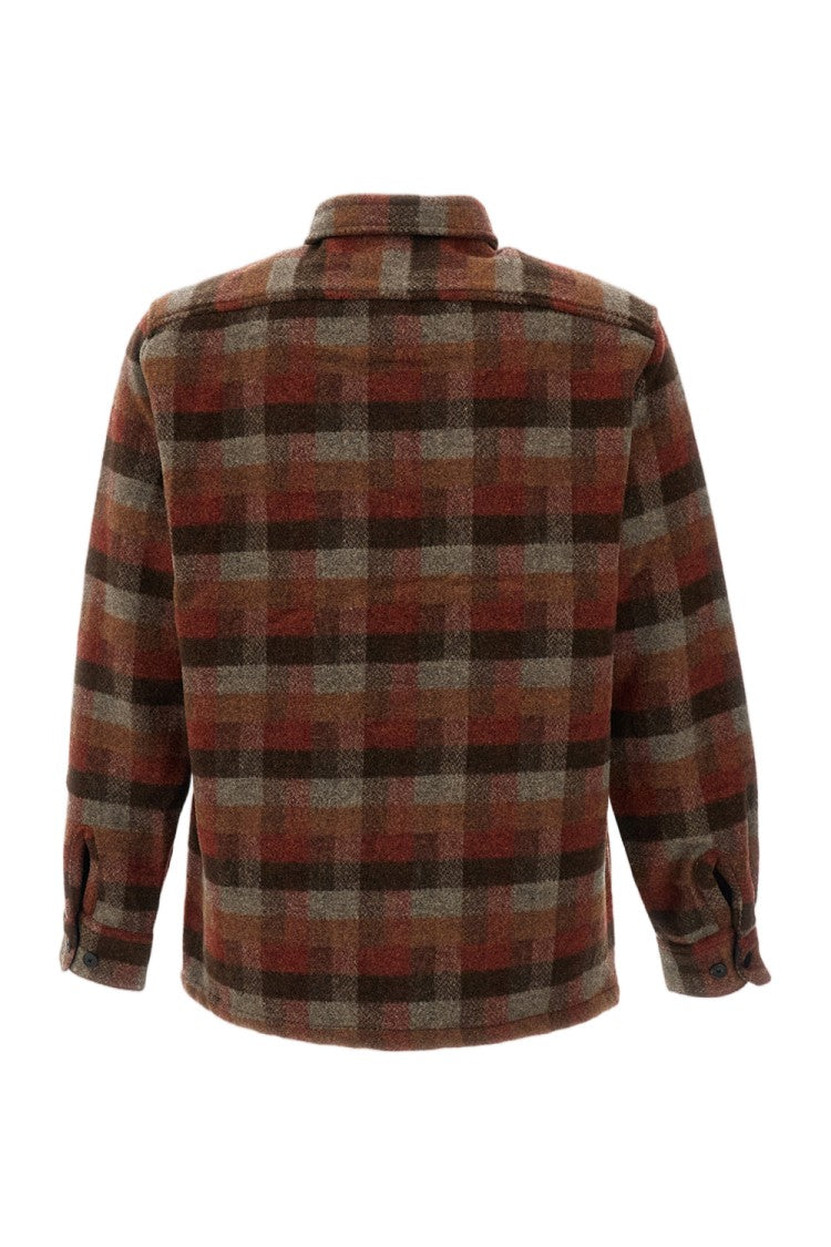 Portuguese Flannel Multicolor Check Wool Flannel Overshirt